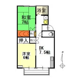 カーザステラ【2階】の間取り