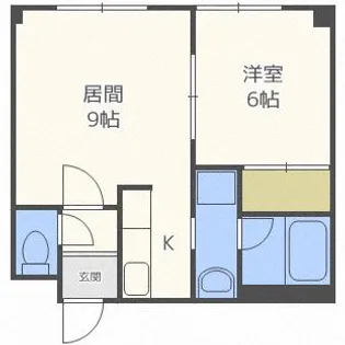 北海道札幌市白石区栄通21丁目【アパート】の間取り