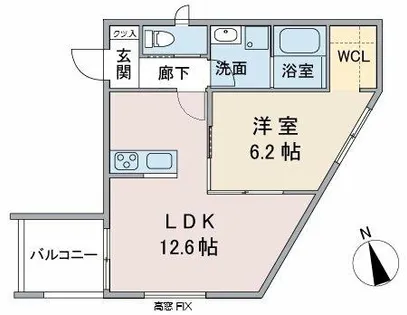 ルアナ【301号室】の間取り