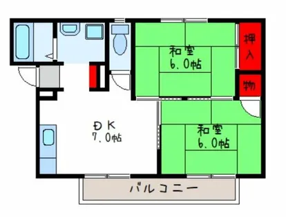 サニー柏村【2階】の間取り