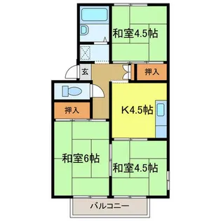 ピュアハイムⅠ【203号室】の間取り
