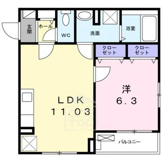 M.RAFFINE【1階】の間取り