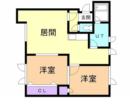 ホワイトステージ【202号室】の間取り