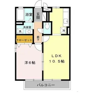 ハウス アム ノルデン【3階】の間取り