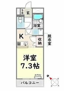 MODERATE(V)【2階】の間取り