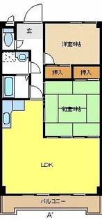 オークス向が丘【5階】の間取り