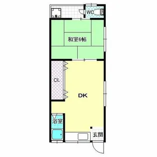 千代の荘【2階】の間取り