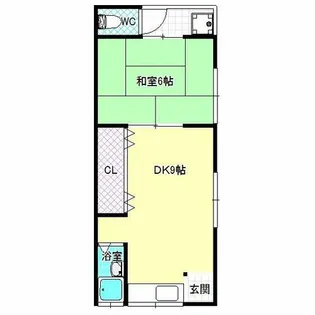 千代の荘【2階】の間取り