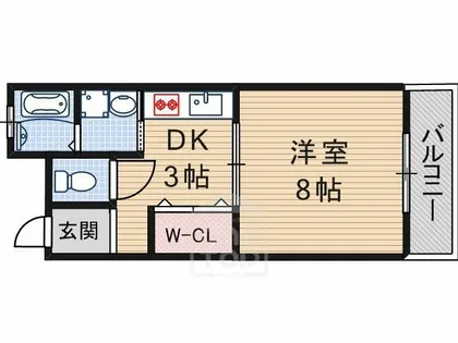 コスモコーポラス【2階】の間取り