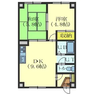 シャルム中上【301号室】の間取り
