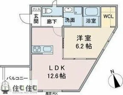 ルアナ【1階】の間取り