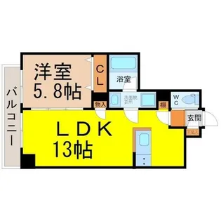 Urban Cloud Izumi【1階】の間取り