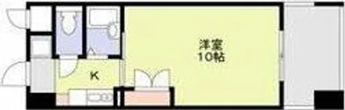 ヴェリエール ドゥ セ【6階】の間取り