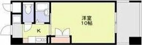 ヴェリエール ドゥ セ【6階】の間取り