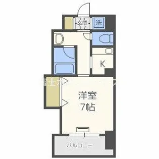 大阪府大阪市天王寺区生玉寺町【マンション】の間取り