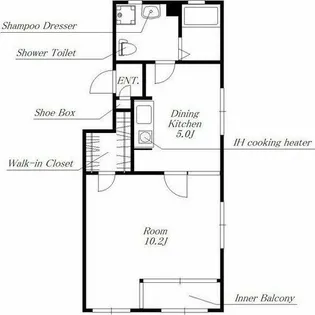 L’Amour陽明【3階】の間取り
