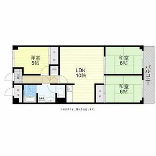 シロハイヌ今米【8階】の間取り