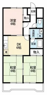 サウスシャトーONE【402号室】の間取り