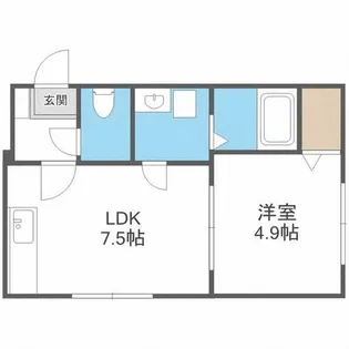 patio旭町【2階】の間取り