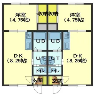 ピュアパレス昭和【5階】の間取り