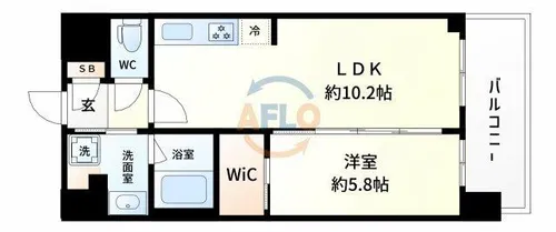 グランカーサ新大阪SOUTH【9階】の間取り