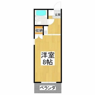 グリーンハイツ山中【2階】の間取り