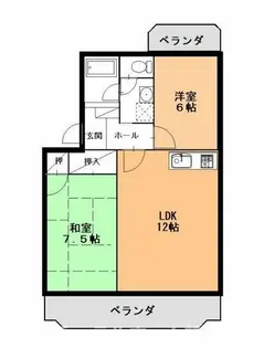ジョイハーベスト【1階】の間取り