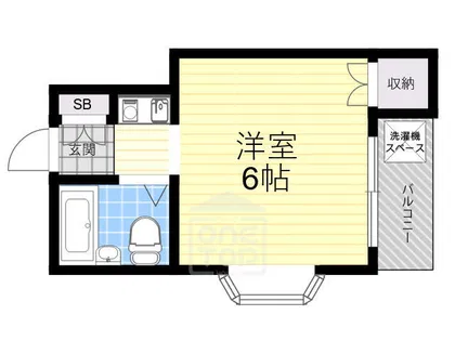 ガルボ茨木【2階】の間取り