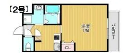 PARK HILLS今里NOA【10階】の間取り