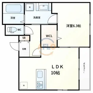 グリーンコート【1階】の間取り