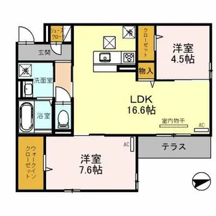 MaisondeEspoir永田【2階】の間取り