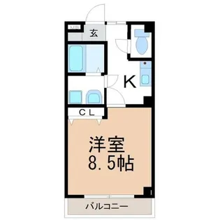 アートオン東刈谷Ⅱ【3階】の間取り