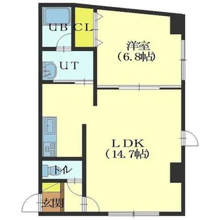 ドリームハイツⅡ(本通)【201号室】の間取り