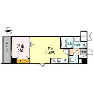 大阪府大阪市鶴見区横堤4丁目【マンション】の間取り