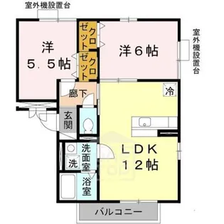 グリーンフロート紫金【3階】の間取り