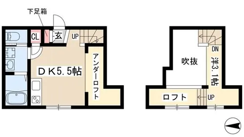 VELOGOKISO【102号室】の間取り