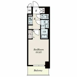 S-RESIDENCE金山West【602号室】の間取り