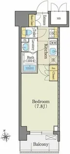 アデグランツ上前津【4階】の間取り