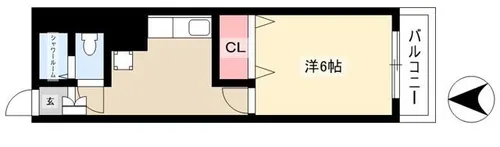 第三幸楽ビル【4階】の間取り