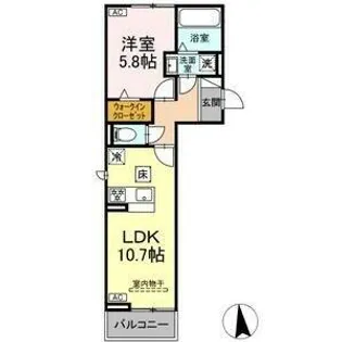 プラムⅥ【1階】の間取り
