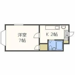 ノースヴィラN27【207号室】の間取り