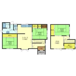北海道函館市美原4丁目【一戸建】の間取り