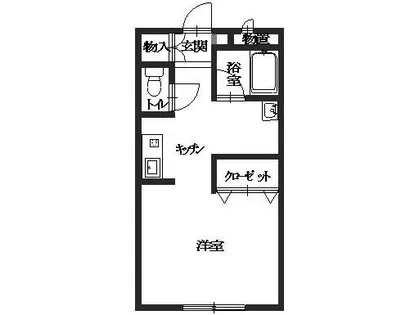 パレドール遠藤【306号室】の間取り