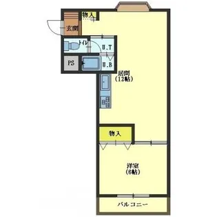 ダイワハイツ深堀【205号室】の間取り