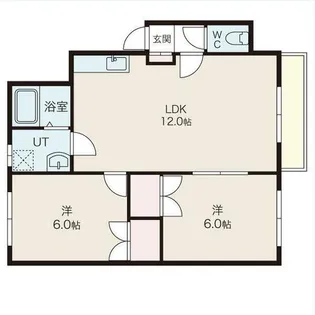 サウスガーデン【3階】の間取り