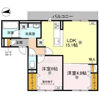 D-residence南茨木2【3階】の間取り