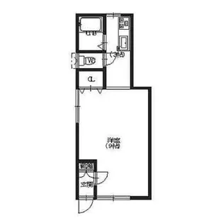 ピアハイツ【1F号室】の間取り