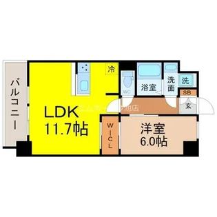 S-RESIDENCE桜本町awesome【3階】の間取り