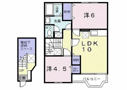 シンシア【2階】の間取り