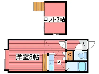 アルパ月寒【1階】の間取り